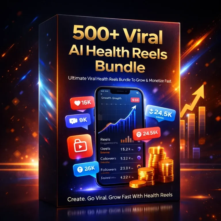 500+ Viral AI Health Reels Bundle